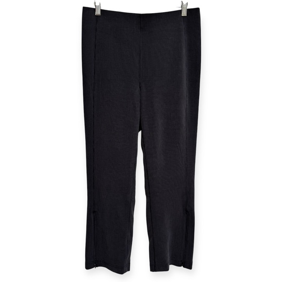 Lululemon Ribbed Softstream Zip Leg High Rise Cropped Pants - Picture 1 of 14